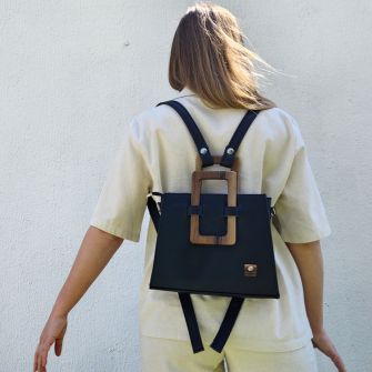 Eslo Pix 4in1 hazai designer női bőr hátitáska, oldaltáska, prémium minőség, kézzel készített egyedi dizájn.