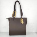 ESLO Luna Chocolate Women's Leather Shoulder Bag