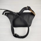 Eslo Roger bőr crossbody/övtáska fekete uniszex