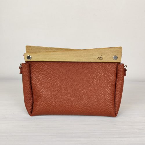 ESLO Pure Rozsda női bőr minitáska