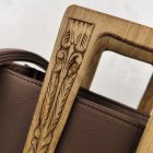 Eslo Arbora Csokoládé Bőr Kistáska 