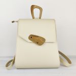 Luna Cream Women's Leather Backpack LIMITED