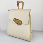 Luna Cream Women's Leather Backpack LIMITED