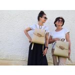 Luna Cream Women's Leather Backpack LIMITED