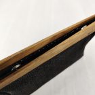 ESLO Pure Fekete "hópehely" női bőr pipere alkalmi táska LIMITED