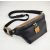 Eslo Roger bőr crossbody/övtáska fekete - barna uniszex