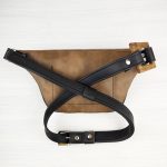 Eslo Roger Leather Crossbody/Waist Bag Black - Brown Unisex
