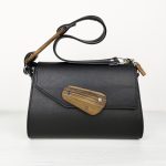Eslo Luna hazai designer női fekete bőr oldaltáska, prémium minőség, kézzel készített egyedi dizájn.