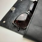 ESLO bőr szemüvegtok fekete