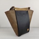 Eslo Pure Batik Black Mix Women's Leather Shoulder Bag