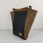 Eslo Pure Batik Black Mix Women's Leather Shoulder Bag