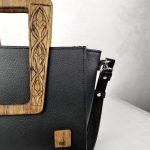 Eslo Arbora Black Leather Small Bag - introductory price