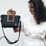 Eslo Arbora Black Leather Small Bag - introductory price