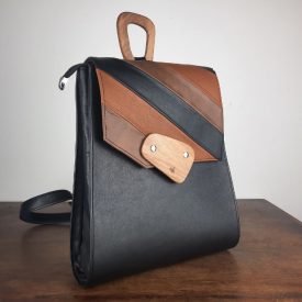 Eslo Columbia hazai designer női double claro bőr hátitáska, hátizsák, prémium minőség, kézzel készített egyedi dizájn.