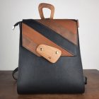 Eslo Columbia hazai designer női double claro bőr hátitáska, hátizsák, prémium minőség, kézzel készített egyedi dizájn.