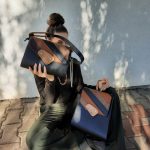 Eslo Columbia hazai designer női double claro bőr hátitáska, hátizsák, prémium minőség, kézzel készített egyedi dizájn.