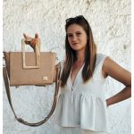 Eslo Arbora Light Brown Leather Satchel