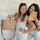 Eslo Arbora Világosbarna Bőr Kistáska 