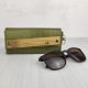 Eslo Green Croc Patterned Leather Eyewear Case LIMITED