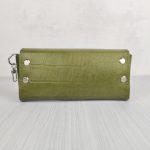 Eslo Green Croc Patterned Leather Eyewear Case LIMITED