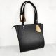 ESLO Luna Black Women's Leather Shoulder Bag