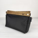 ESLO Pure Fekete női bőr minitáska