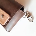 ESLO batik women's leather eyewear case