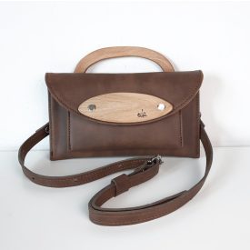   Eslo Mio Variálható Batik Barna Női Bőr Mini Táska LIMITED