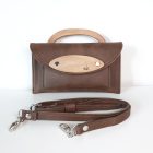 Eslo Mio Variálható Batik Barna Női Bőr Mini Táska LIMITED