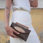 Eslo Mio Variálható Batik Barna Női Bőr Mini Táska LIMITED