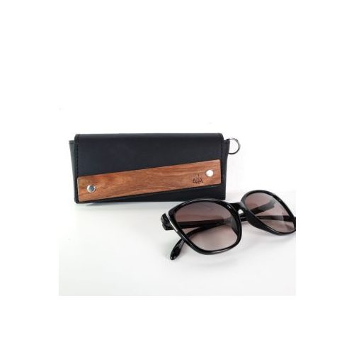 ESLO Black Leather Eyewear Case