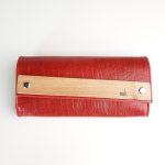 Eslo Red Kroko Leather Wallet