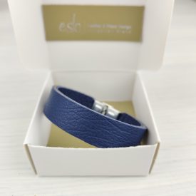 Eslo Női Bőr Karkötő Sötétkék LIMITED