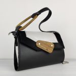 ESLO Luna Black Pearl Women's Leather Side Bag LIMITED