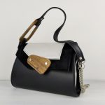 ESLO Luna Black Pearl Women's Leather Side Bag LIMITED