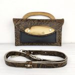 Eslo Mio Variable Brown Pattern Women's Leather Mini Bag LIMITED