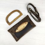 Eslo Mio Variable Brown Pattern Women's Leather Mini Bag LIMITED