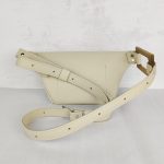 Eslo Roger Leather Crossbody/Waist Bag Cream Unisex