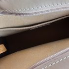 Eslo Manci hazai designer női  világosbarna gobelin bőr oldaltáska, prémium minőség, kézzel készített egyedi dizájn.