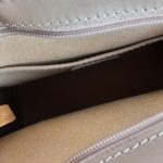 Eslo Manci hazai designer női  világosbarna gobelin bőr oldaltáska, prémium minőség, kézzel készített egyedi dizájn.