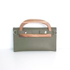 Eslo Mio hazai designer női zöld bőr minitáska, prémium minőség, kézzel készített egyedi dizájn.