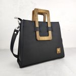 ESLO Pix 4in1 Black Women's Leather Bag