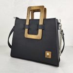 ESLO Pix 4in1 Black Women's Leather Bag