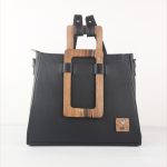 ESLO Pix 4in1 Black Women's Leather Bag