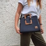 ESLO Pix 4in1 Black Women's Leather Bag