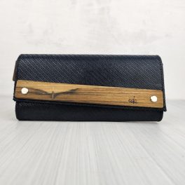 Eslo Black Suede Women's Wallet LIMITED