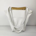 Eslo Pure White Women's Leather Shoulder Bag LIMITED