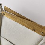 Eslo Pure White Women's Leather Shoulder Bag LIMITED