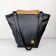 Eslo Pure Black Women's Leather Shoulder Bag