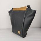 Eslo Pure Fekete Női Bőr Válltáska